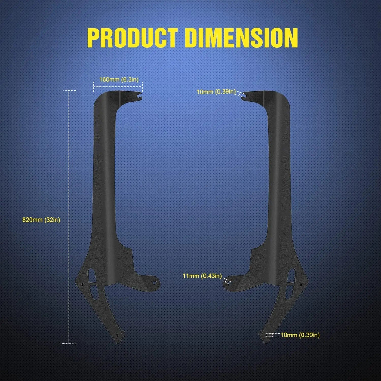 Vehicle Parts & Accessories 52 Inch Light Bar Windshield Frame Mounts for Jeep Wrangler JL/JLU Unlimited 2018 2019 2020 2021 2022 2023 2024