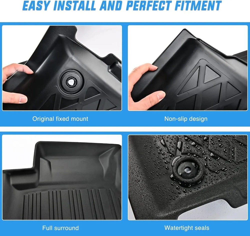 Floor Mat 2016 2017 2018 2019 2020 2021 2022 2023 Dodge Durango / Jeep Grand Cherokee TPE Floor Mats