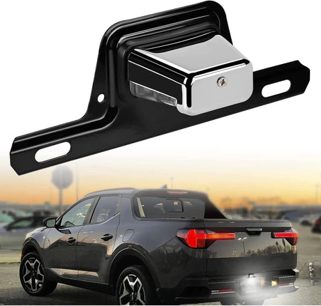 Trailer Light LED License Plate Light Chrome Housing