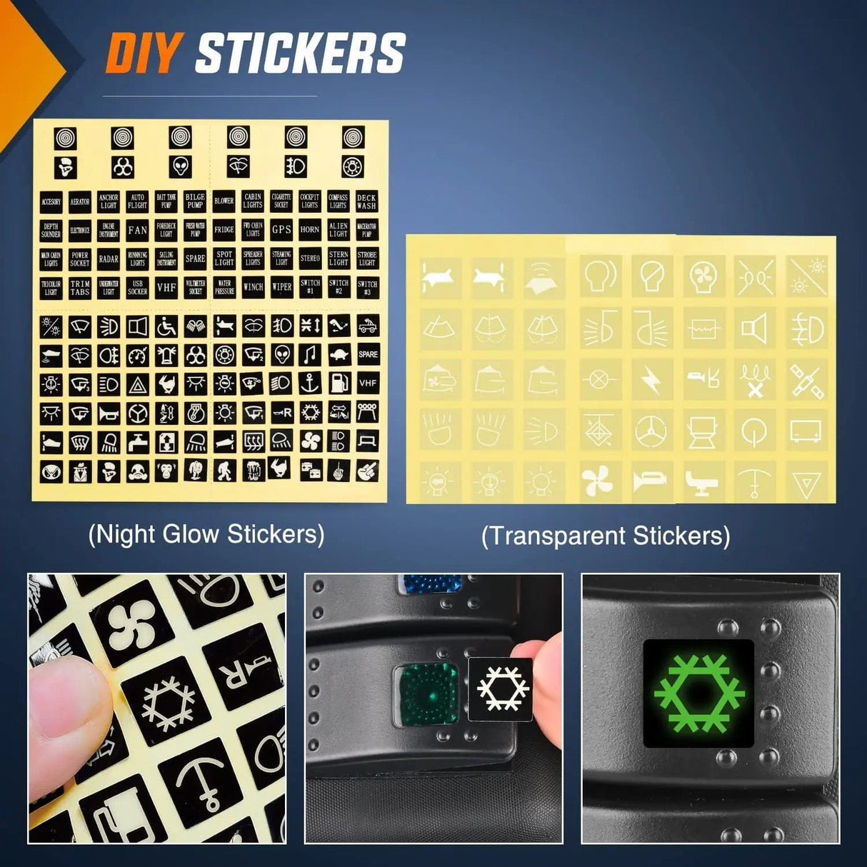 Rocker Switch A-Pillar 4 ON/OFF Rocker Switches for Jeep Wrangler JK 2011-2018