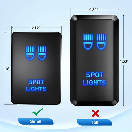 Rocker Switch Toyota Spot Lights Push Button ON/Off Small Switch