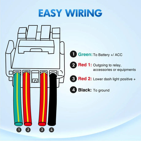 Rocker Switch Toyota Spot Lights Push Button ON/Off Small Switch