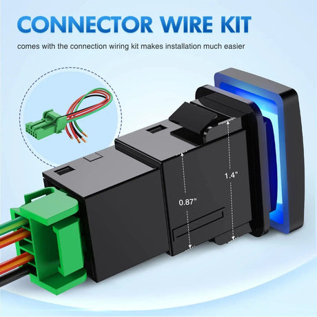 Rocker Switch Toyota Spot Lights Push Button ON/Off Small Switch