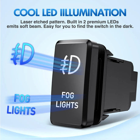 Rocker Switch Toyota Fog Lights Push Button ON/Off Switch