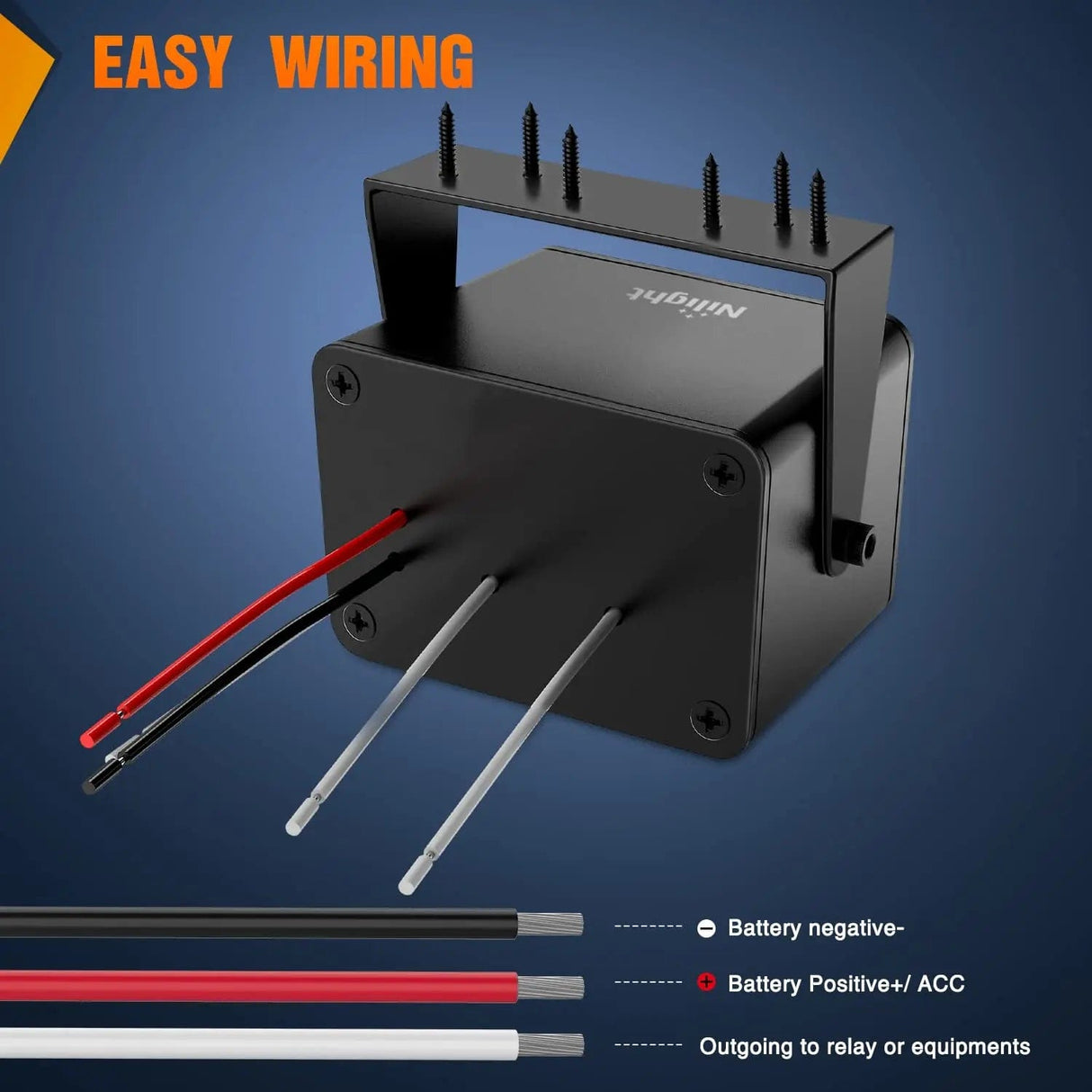 Rocker Switch 2Gang Blue Rocker Switch Box w/ PD Type C | QC 3.0 USB Charger Voltmeter
