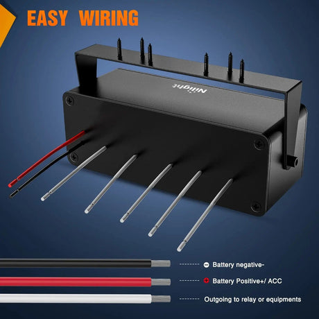 5Gang Rocker Switch Box w/ PD Type C | QC 3.0 USB Charger Voltmeter Nilight