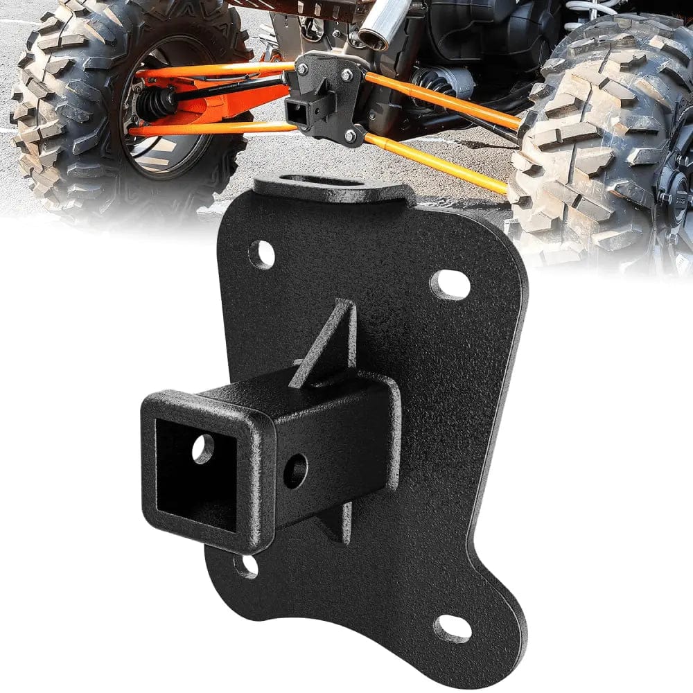 Trailer Hitch 2 Inch Rear Bumper Tow Trailer Hitch Receiver Kit For 2022-2024 Polaris RZR Pro R|2022-2024 Polaris RZR Pro R 4