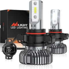 5202/5201/PS24W/9009/PS19W LED Fog Light Bulbs EF1 Series DRL 80W 4000LM 6000K | 2 BULBS