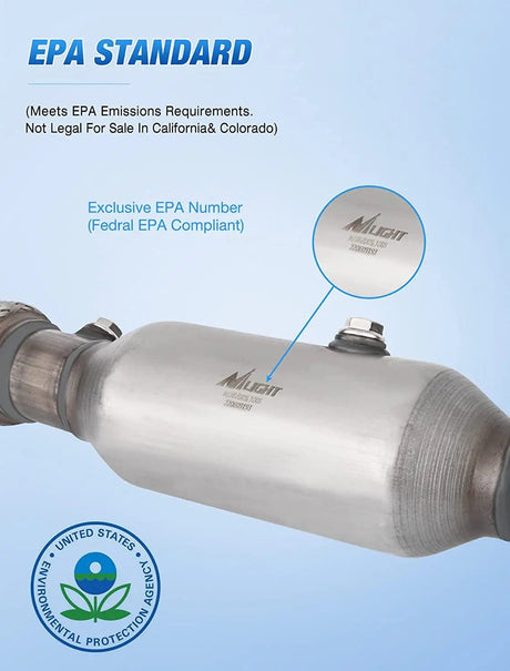 Catalytic Converter 2011 2012 2013 2014 Chrysler 200  2007 2008 2009 2010 Sebring 2008 2009 2010 2011 2012 Dodge Avenger 2007 2008 2009 2010 2011 2012 Caliber 1.8L/2.0L/2.4L F.W.D 2009-2018 Journey 2007-2017 Compass/Patriot Catalytic Converter