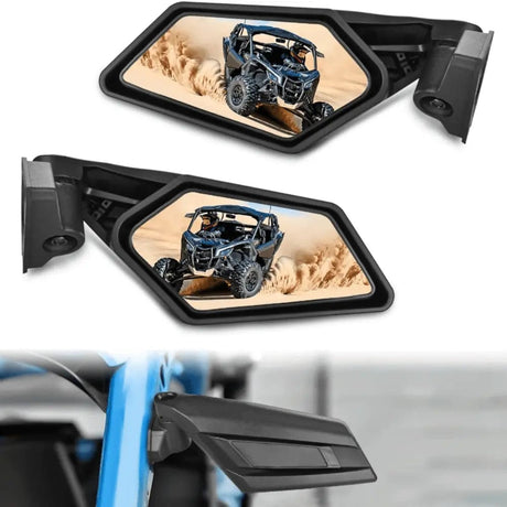 UTV Mirror UTV Side Mirrors Universal Fit For 2017-2023 Can Am Maverick X3 & X3 Max X RS/DS/MR/Turbo/R/RR