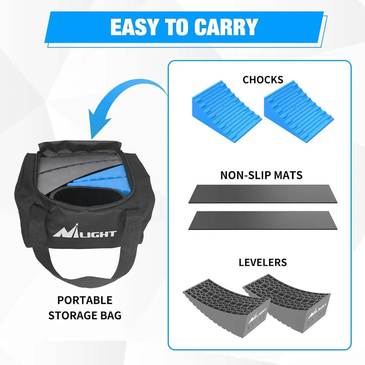 RV Camper Leveler Kit Nilight