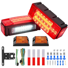 Rectangular LED Trailer Light Kit (Pair)