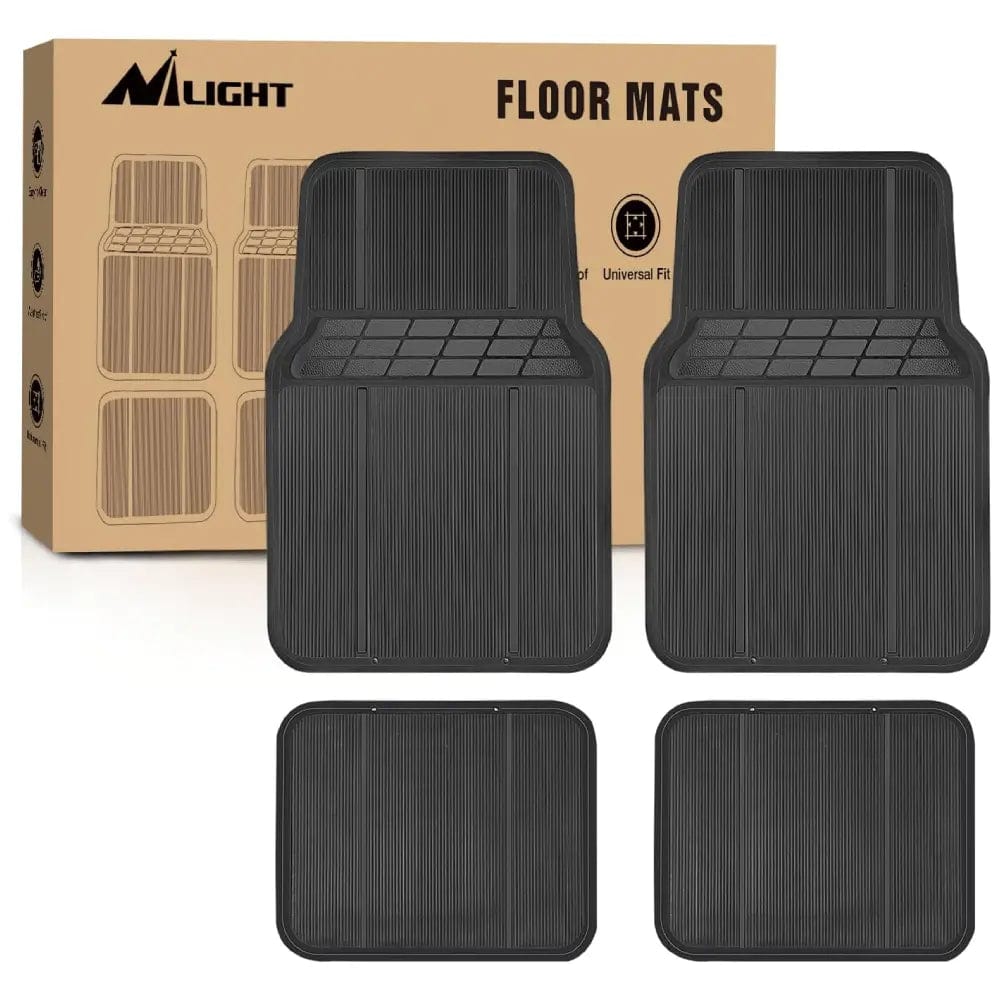 Floor Mat Rubber Floor Mats For Cars Trucks SUVs Universal Trim to Fit