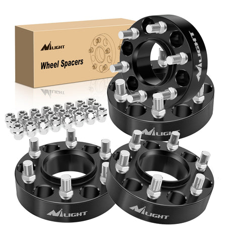 Wheel Spacers 1.5inch (38mm) Wheel Spacers 4Pcs For 2004 2005 2006 2007 2008 2009 2010 2011 2012 2013 2014 Ford F150 2WD 4WD | 6x135 | 87.1 Hub Bore | 14x2 Studs