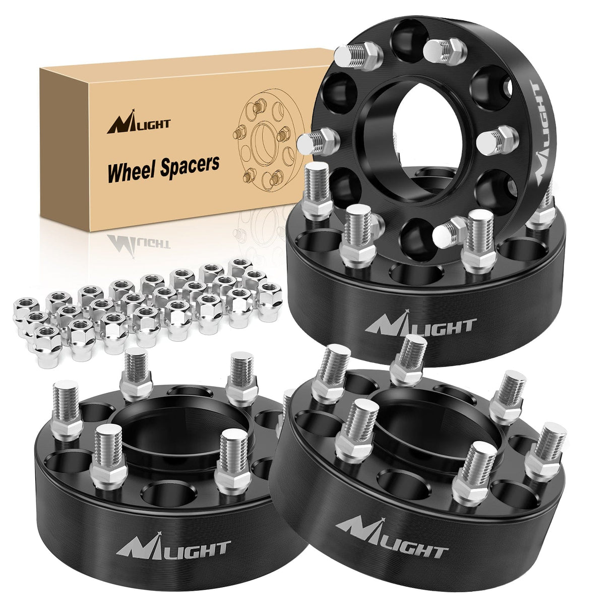 Wheel Spacers 2inch (50mm) Wheel Spacers 4Pcs For 2004-2014 Ford F150 2003-2014 Expedition 2005-2014 Lincoln Mark LT 2003 2004 2005 2006 2007 2008 2009 2010 2011 2012 2013 2014 Lincoln Navigator | 6x135.2 | 87.1 Hub Bore | 14x2 Studs