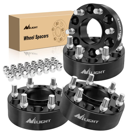 Wheel Spacers 2inch (50mm) Wheel Spacers 4Pcs For 2004-2014 Ford F150 2003-2014 Expedition 2005-2014 Lincoln Mark LT 2003 2004 2005 2006 2007 2008 2009 2010 2011 2012 2013 2014 Lincoln Navigator | 6x135.2 | 87.1 Hub Bore | 14x2 Studs