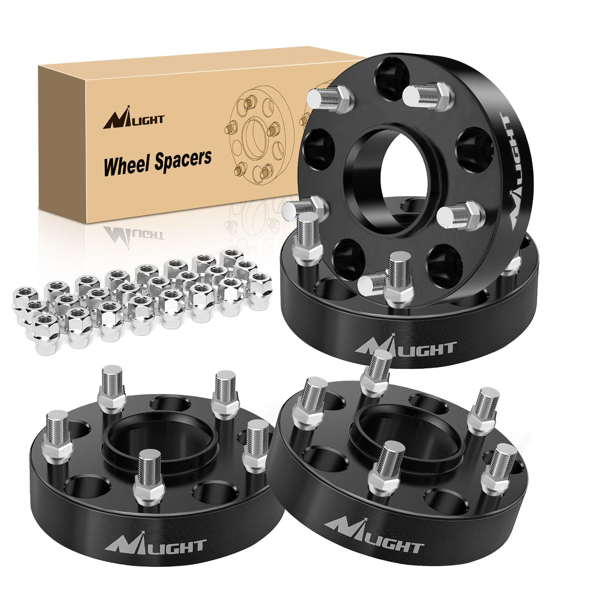 Wheel Spacers 1.5inch (38mm) Wheel Spacers 4Pcs For 2002 2003 2004 2005 2006 2007 2008 2009 2010 Dodge Ram 1500 Durango Dakota | 5x139.7 | 77.8 Hub Bore | 9/16-18 Studs