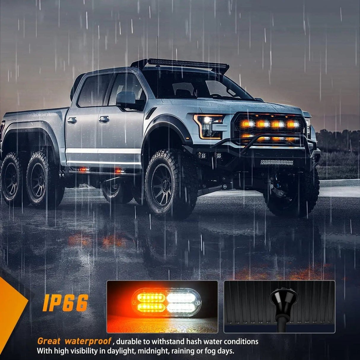 Surface Mount Strobe Lights Surface Mount Led Strobe Light Kit (8 Pcs)