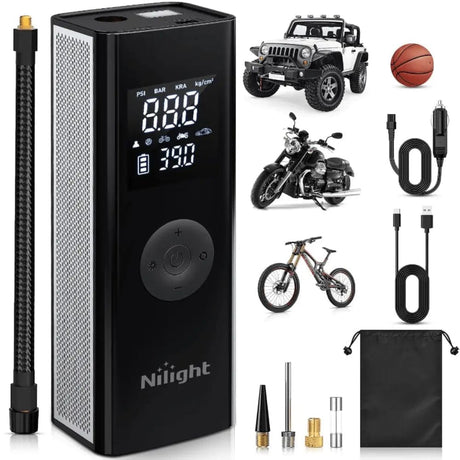 Vehicle Parts & Accessories Tire Inflator Air Compressor Pump Cordless Battery Powered