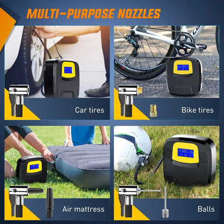 Accessories Tire Inflator Digital Touch Screen