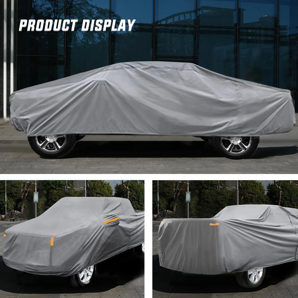 Universal Fit for Truck (Up to 228in Max Cab Length 144in) Car Cover UV Protection Nilight