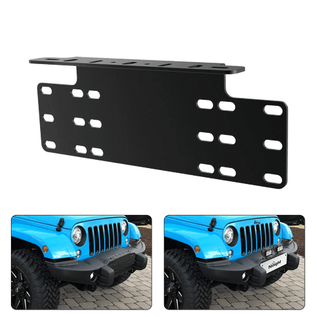 Mounting Accessory Universal License Front Plate Mount Bracket