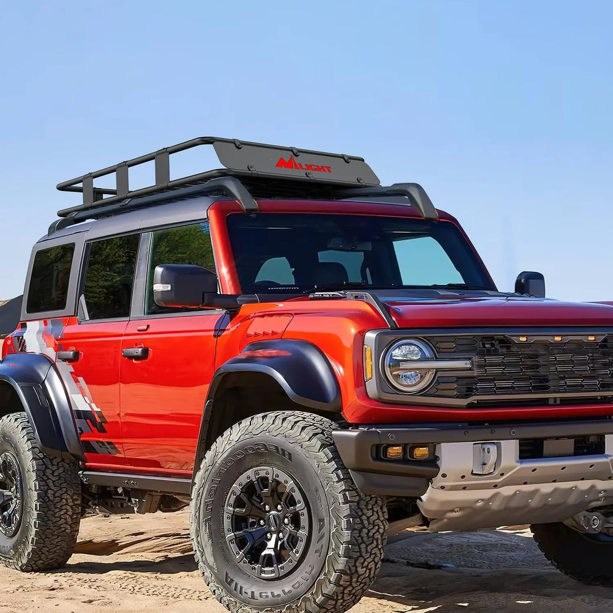 Universal Roof Rack Cargo Basket 64in x 39in x 6in Nilight