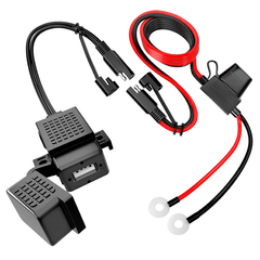 Motorcycle USB Charger SAE to USB Adapter