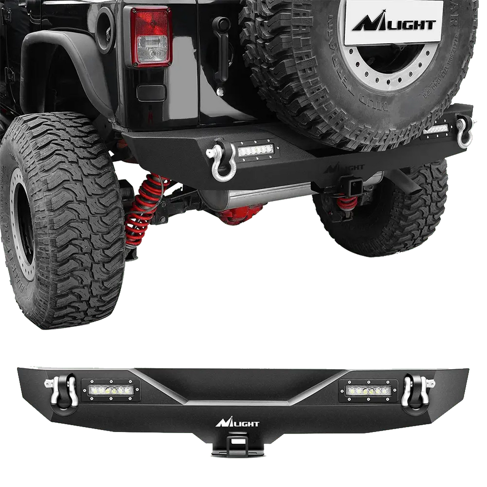 Nilight JK-52A Rear Bumper Compatible