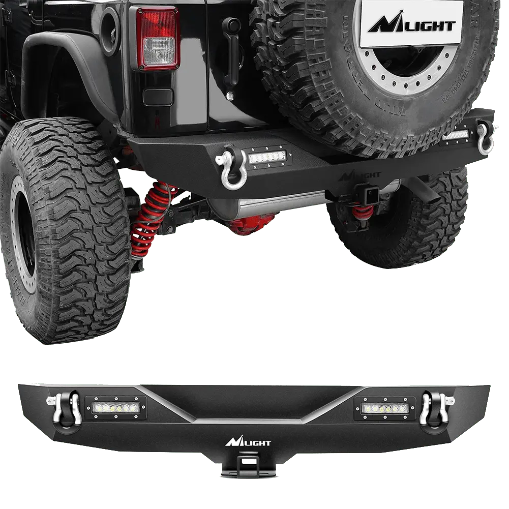 Nilight JK-52A Rear Bumper Compatible