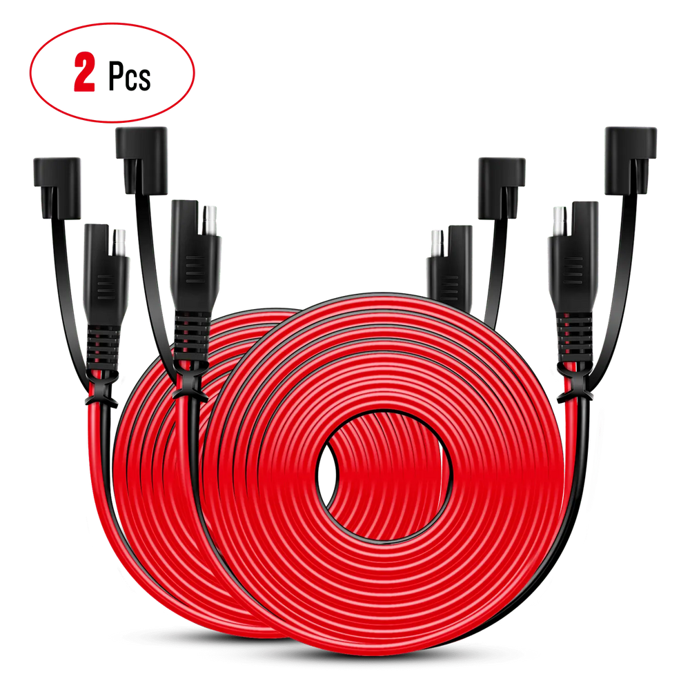 Nilight 2Pcs 12Ft SAE to SAE Extension Cable