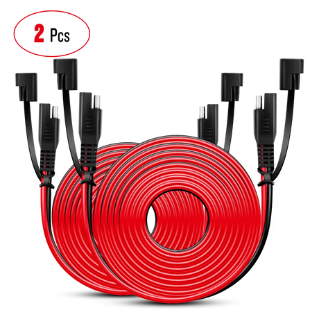 Nilight 2Pcs 12Ft SAE to SAE Extension Cable