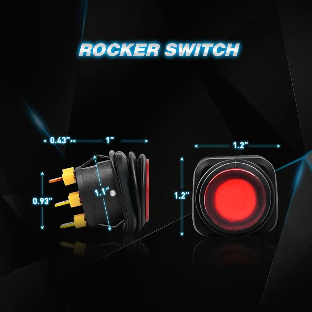 Size Of Nilight Rocker Switch