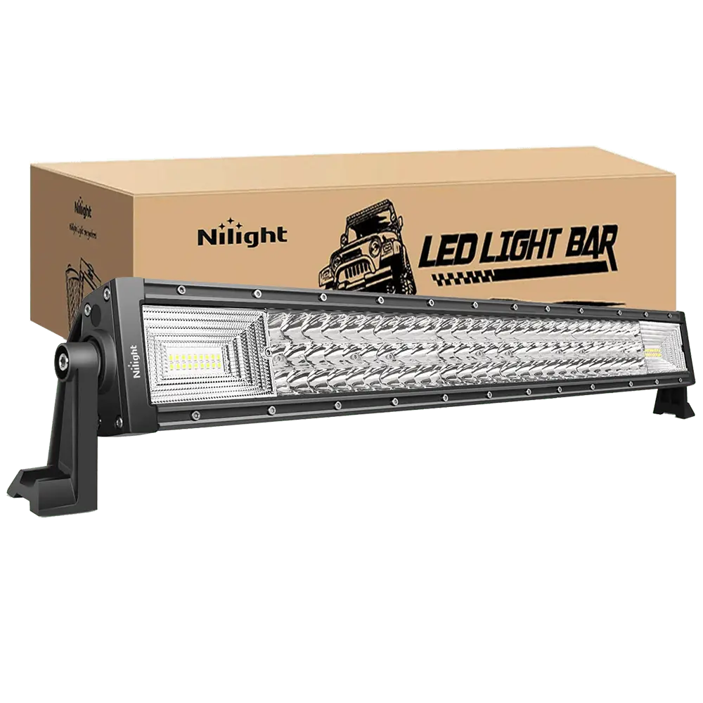 Nilight 32-Inch 378W Triple Row LED Light Bar