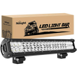 20" 126W Double Row Spot/Flood Led Light Bar Nilight