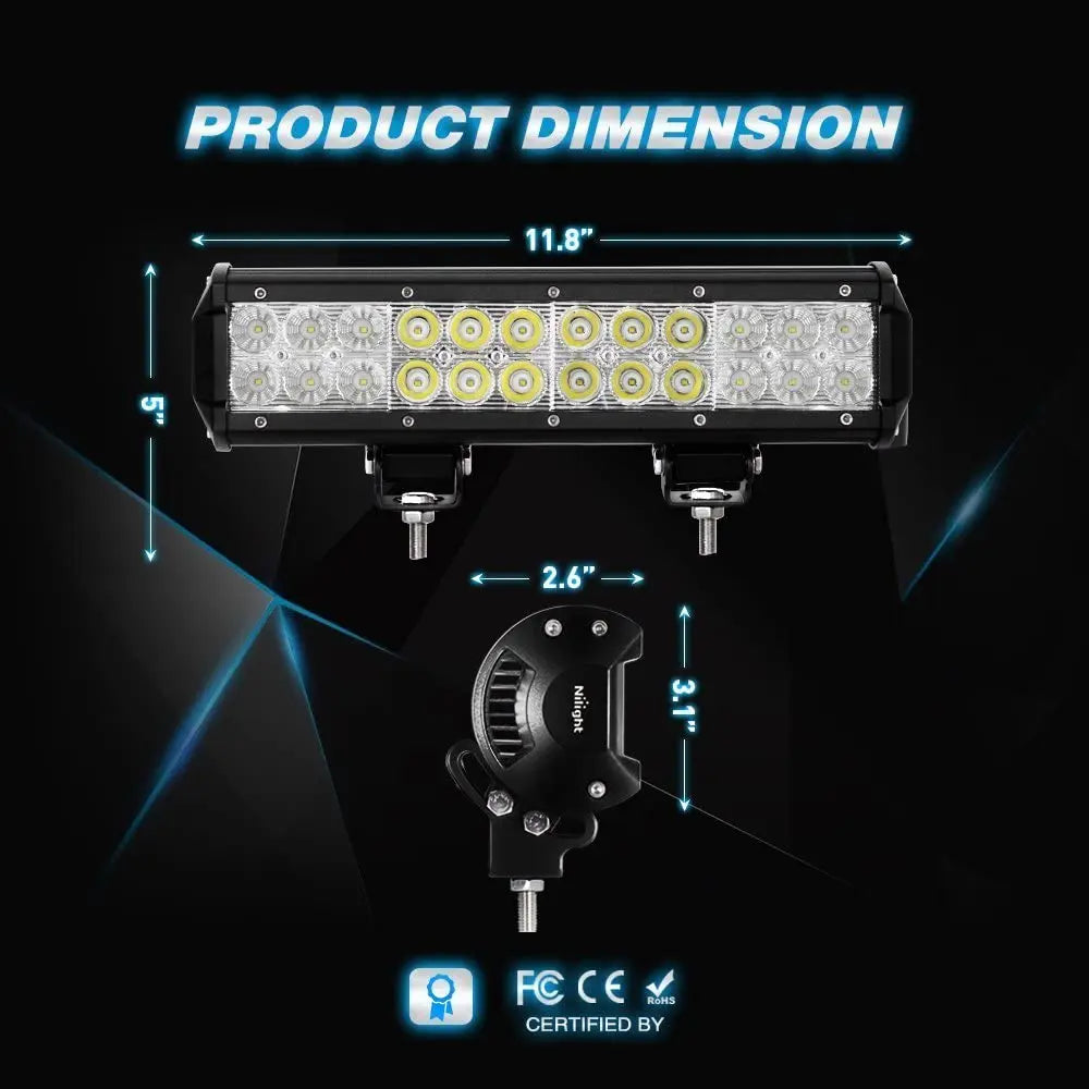 Product Dimension Of Nilight LED Light