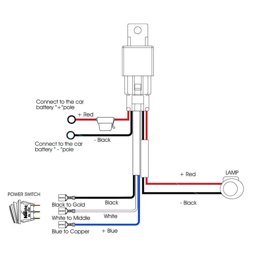 Nilight Original Wiring Harness Diagram