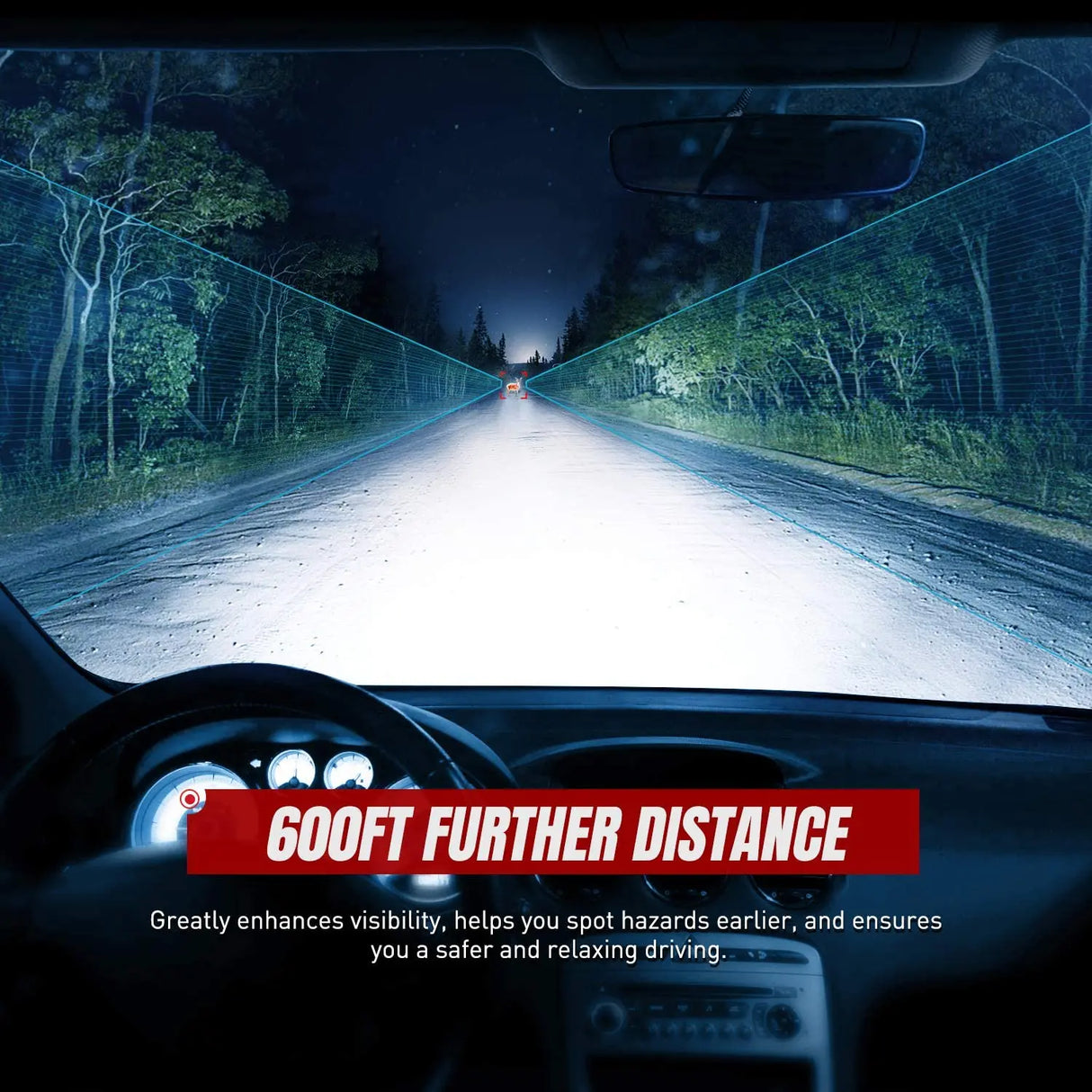 600FT Further Distance