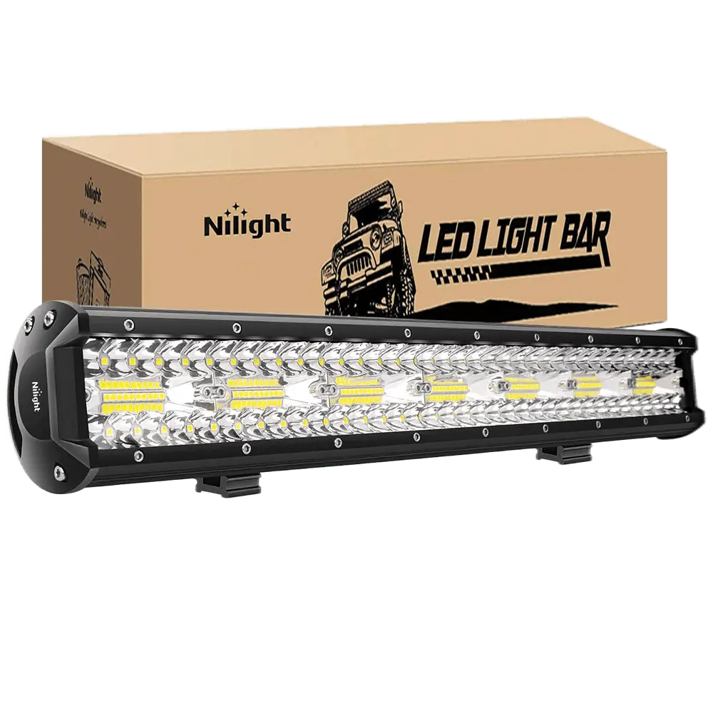 Nilight 18024C-A 20-Inch Triple Row LED Light Bar