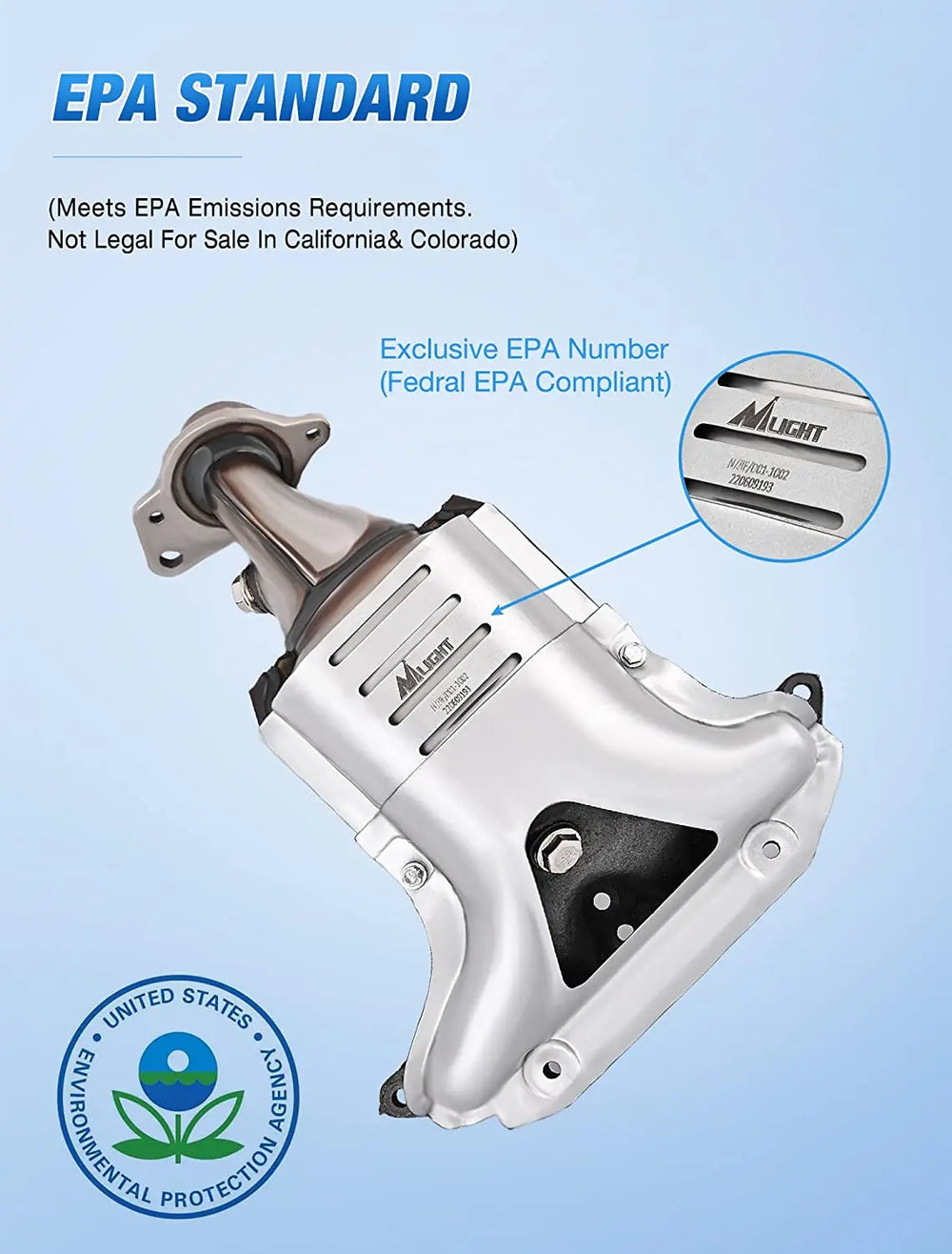 Catalytic Converter Nilight Catalytic Converter for Honda Civic 1.7L L4 2001 2002 2003 2004 2005,Custom Fit Cat (EPA Standard)