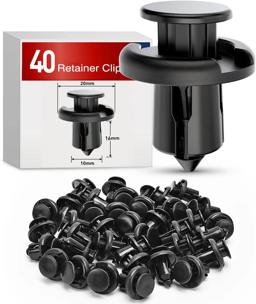 40 Pcs Head 20mm Hole 10mm Nylon Front Bumper Push-Type Retainer Clips –  Nilight