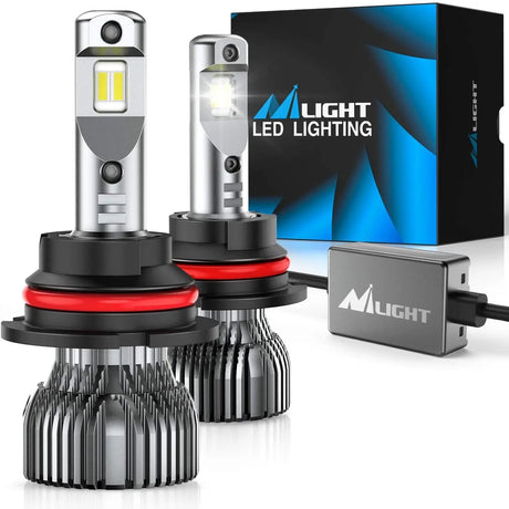 Nilight 9007/HB5 LED Headlight Bulbs