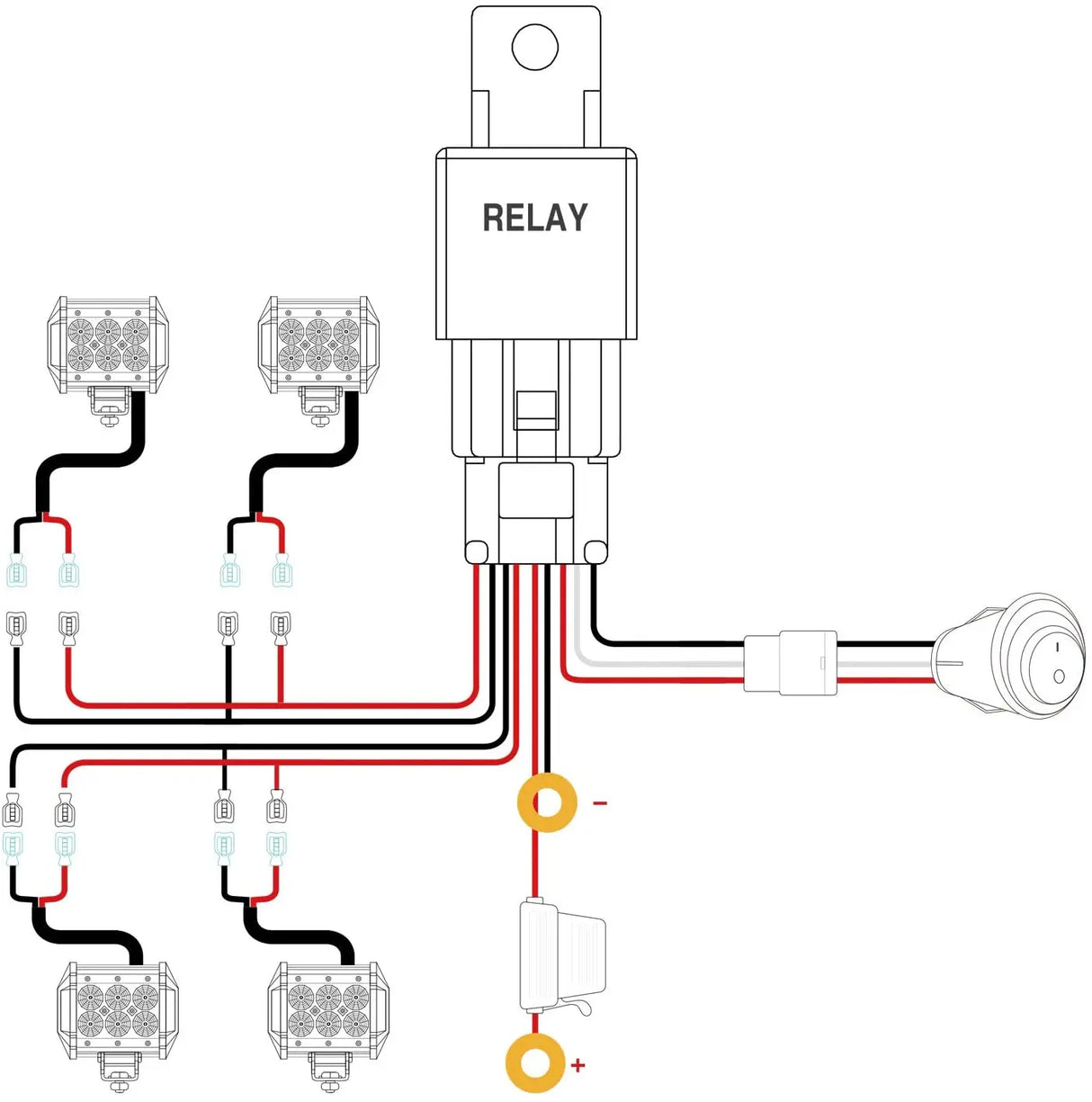 Nilight Original Wiring Harness Diagram