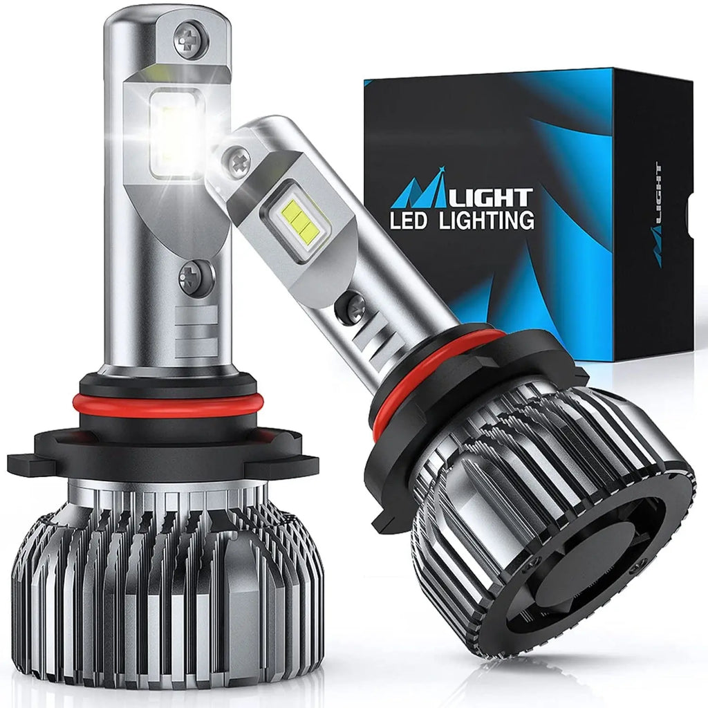 9005 HB3 LED Headlight Bulbs 14000LM 6000K White 2Pcs