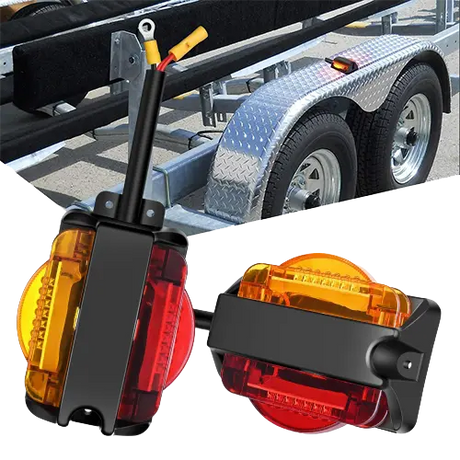 Nilight 2 Pcs LED Trailer Fender Lights