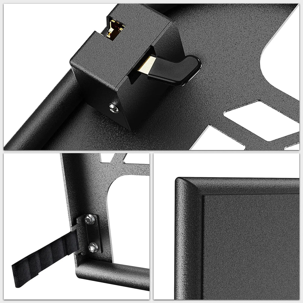 Nilight Off Road Front Rear Tubular Doors W/Side View Mirrors Compatible with 2007 2008 2009 2010 2011 2012 2013 2014 2015 2016 2017 2018 Wrangler JK 2 Door Only, 2 Years Warranty