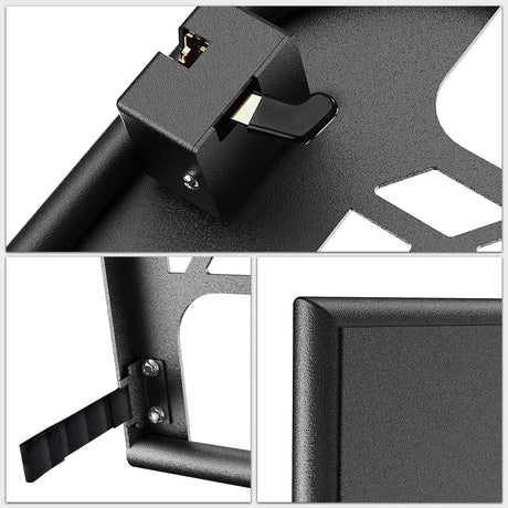 Nilight Off Road Front Rear Tubular Doors W/Side View Mirrors Compatible with 2007 2008 2009 2010 2011 2012 2013 2014 2015 2016 2017 2018 Wrangler JK 2 Door Only, 2 Years Warranty