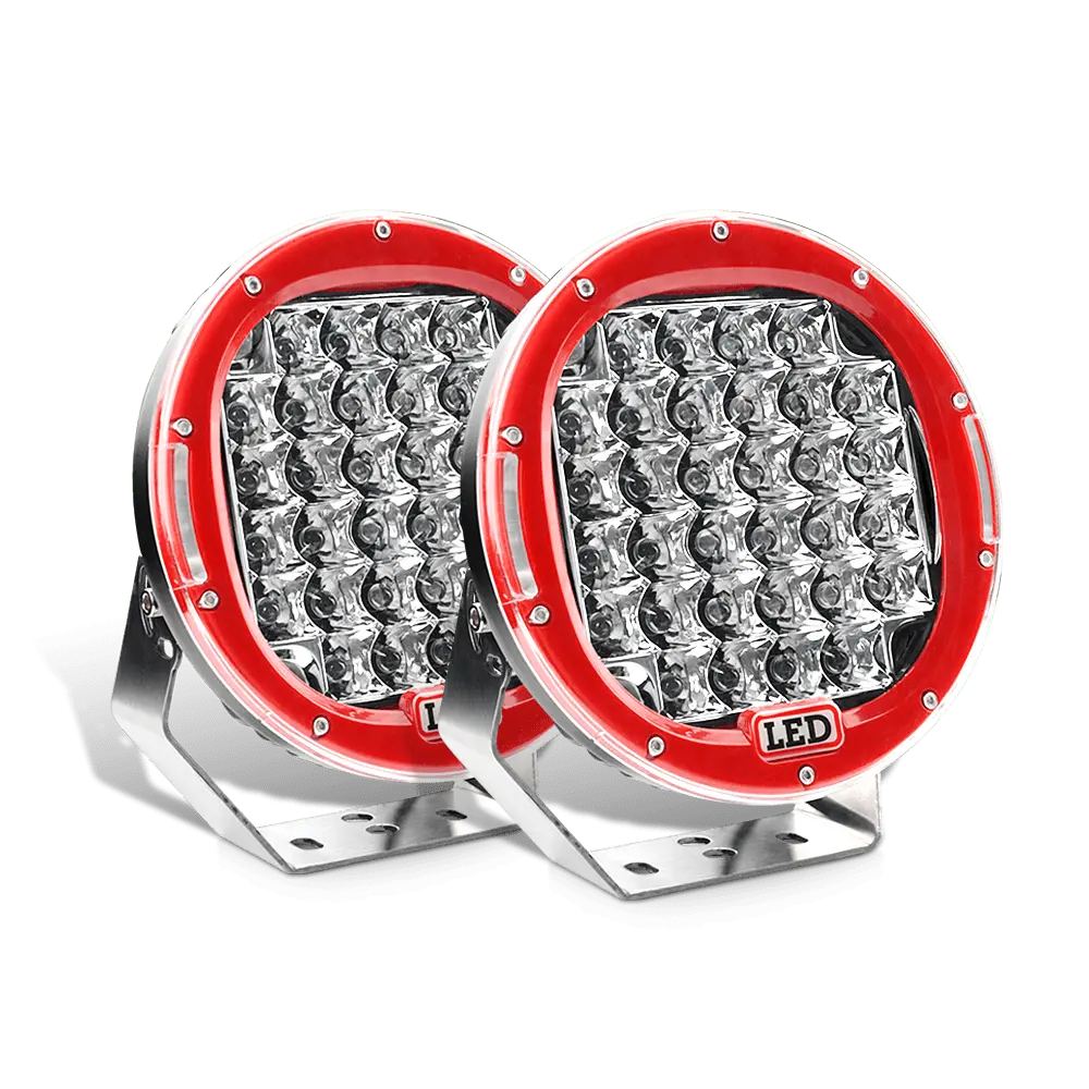 Nilight 2 Pcs Round 9-Inch 96W LED Work Light