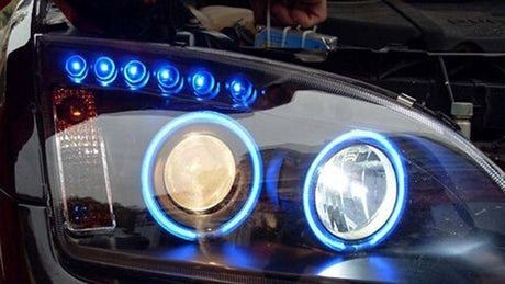 How to install the car headlight assembly - Nilight