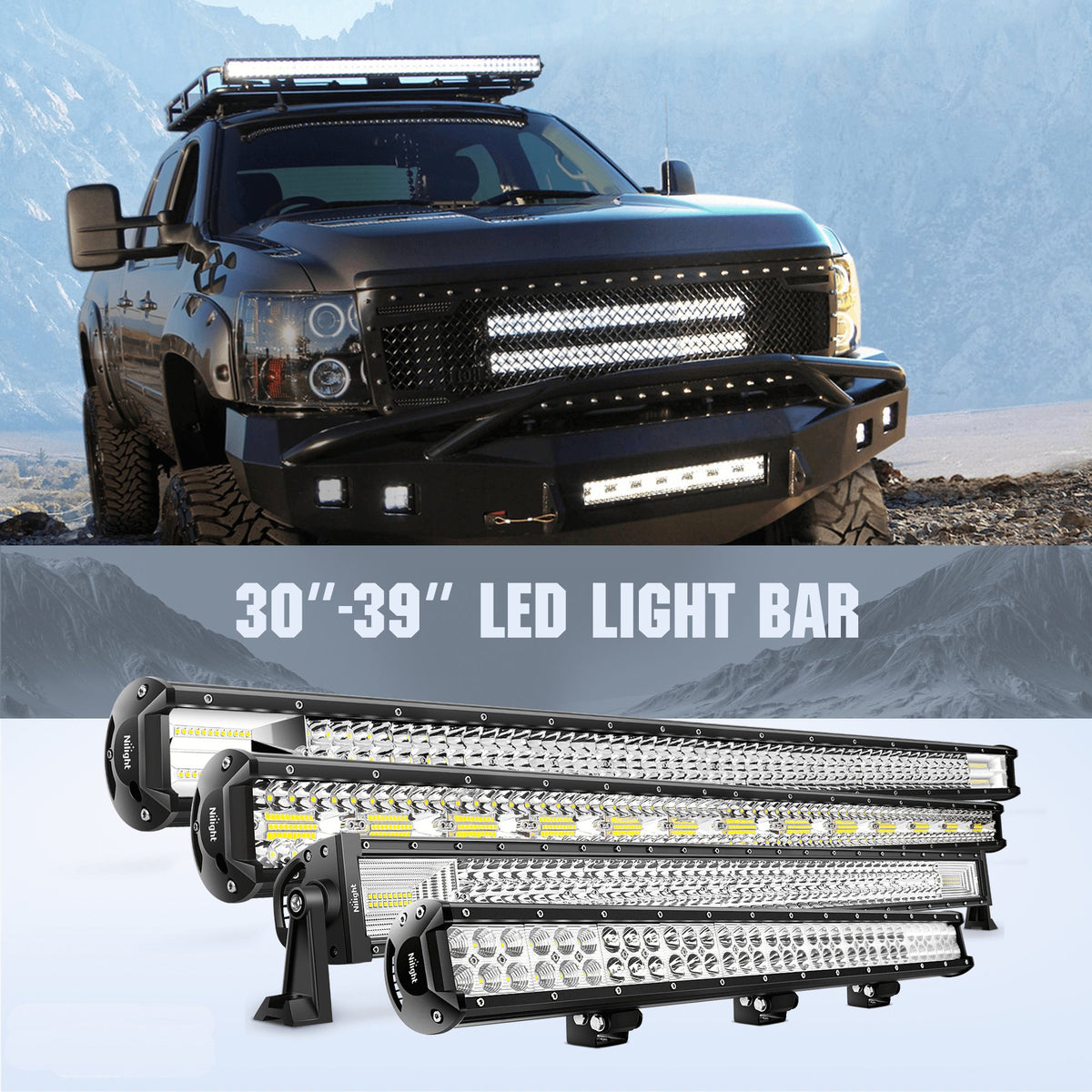 30-39 inch Led Light Bar - Nilight